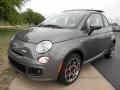 2012 Grigio (Grey) Fiat 500 Sport  photo #1