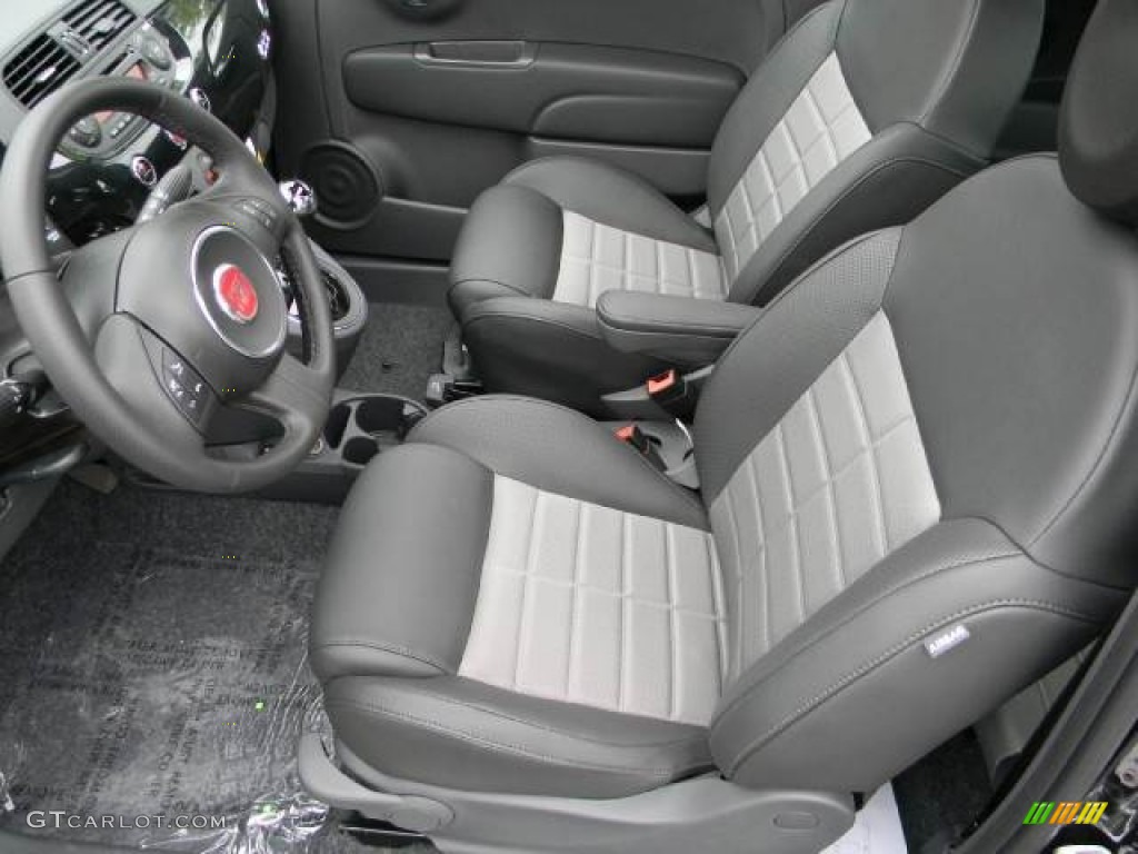 Sport Tessuto Nero/Nero (Black/Black) Interior 2012 Fiat 500 Sport Photo #63070597