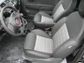 2012 Fiat 500 Sport Tessuto Nero/Nero (Black/Black) Interior Interior Photo