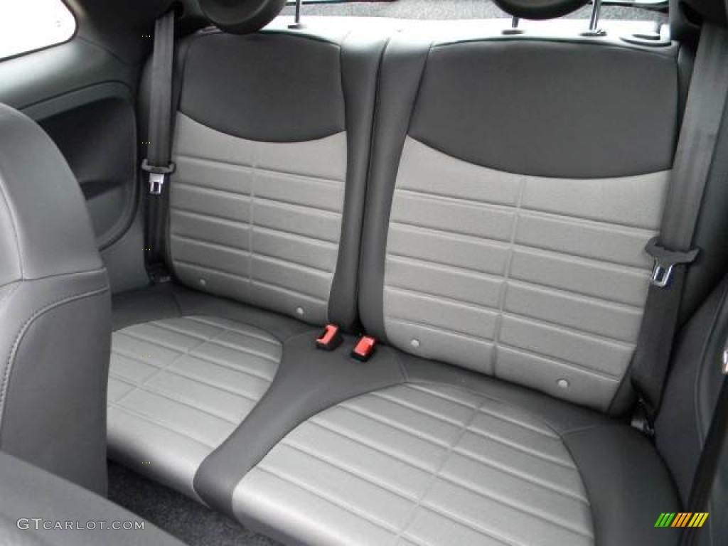 2012 Fiat 500 Sport Rear Seat Photo #63070613