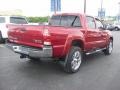 2005 Impulse Red Pearl Toyota Tacoma PreRunner Double Cab  photo #2