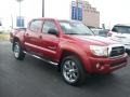 2005 Impulse Red Pearl Toyota Tacoma PreRunner Double Cab  photo #9