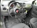 Tessuto Grigio/Nero (Grey/Black) 2012 Fiat 500 Pop Interior Color