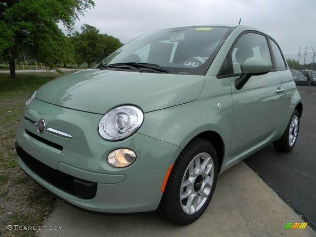 Verde Chiaro (Light Green) 2012 Fiat 500 Pop Exterior Photo #63071321