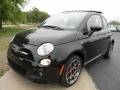 2012 Nero (Black) Fiat 500 Sport  photo #1