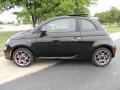 2012 Nero (Black) Fiat 500 Sport  photo #2