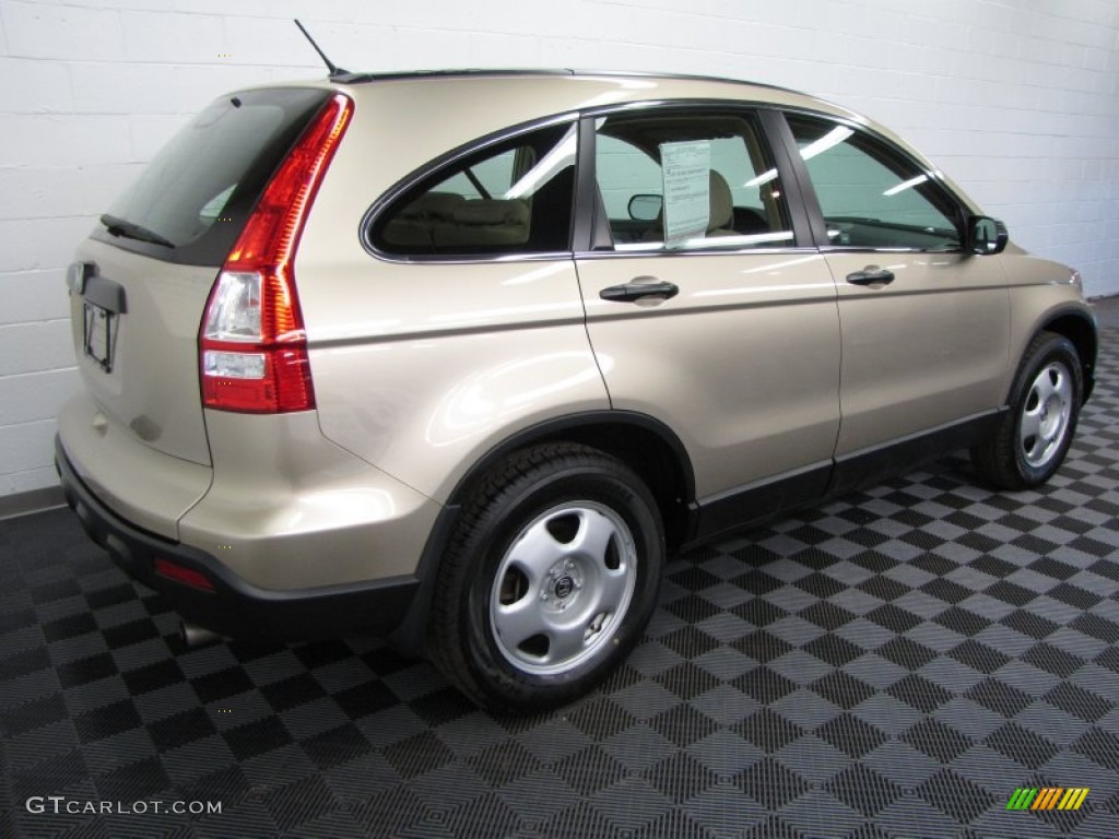 2009 CR-V LX 4WD - Borrego Beige Metallic / Ivory photo #4