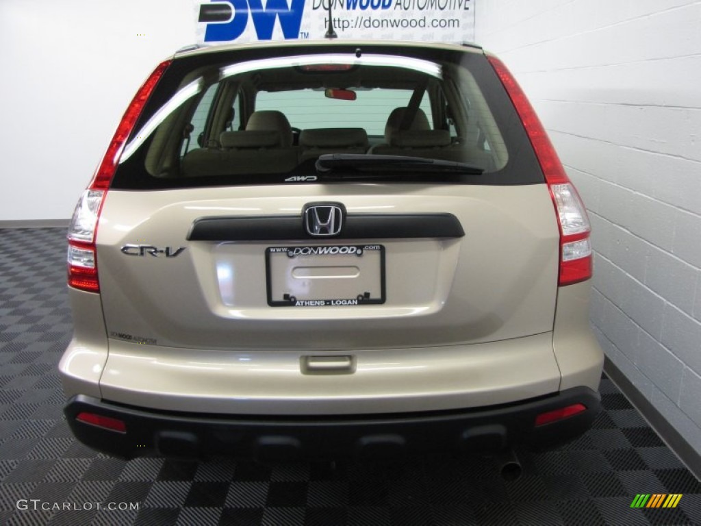 2009 CR-V LX 4WD - Borrego Beige Metallic / Ivory photo #8