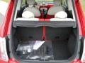2012 Fiat 500 Tessuto Rosso/Avorio (Red/Ivory) Interior Trunk Photo