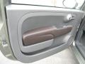 2012 Fiat 500 Tessuto Marrone/Avorio (Brown/Ivory) Interior Door Panel Photo