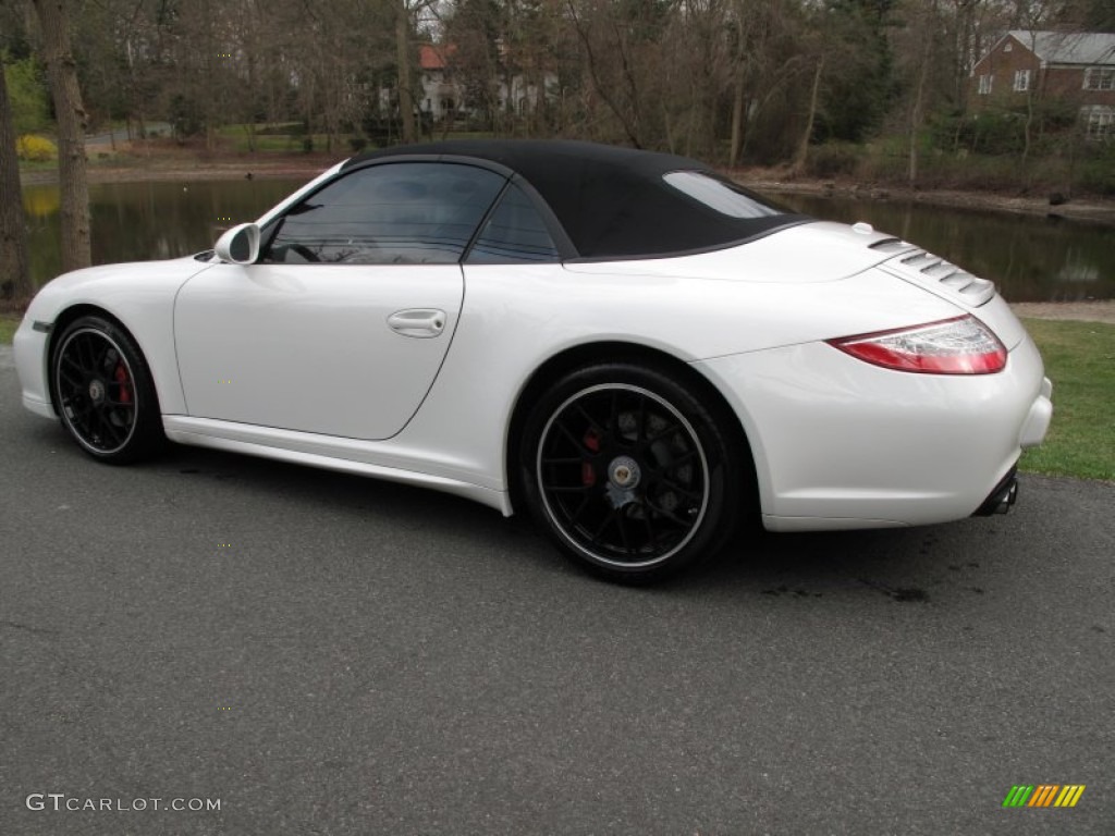 2012 911 Carrera GTS Cabriolet - Carrara White / Black Leather w/Alcantara photo #4