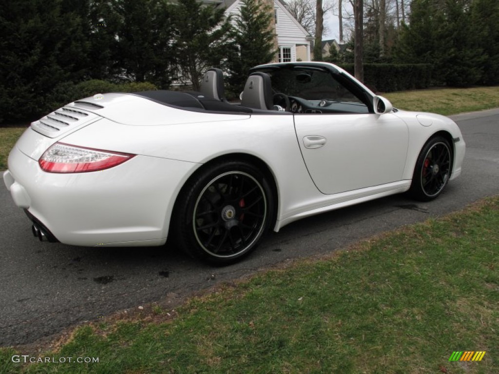 2012 911 Carrera GTS Cabriolet - Carrara White / Black Leather w/Alcantara photo #6