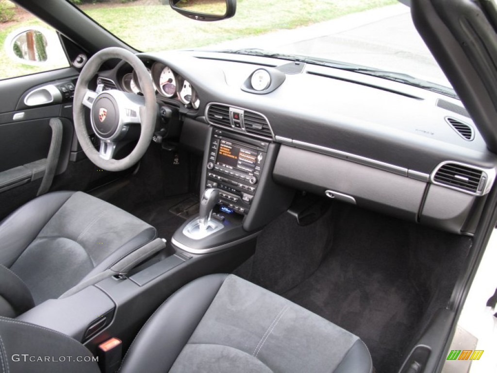 2012 Porsche 911 Carrera GTS Cabriolet Black Leather w/Alcantara Dashboard Photo #63071999