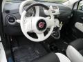 2012 Fiat 500 500 by Gucci Nero (Black) Interior Steering Wheel Photo
