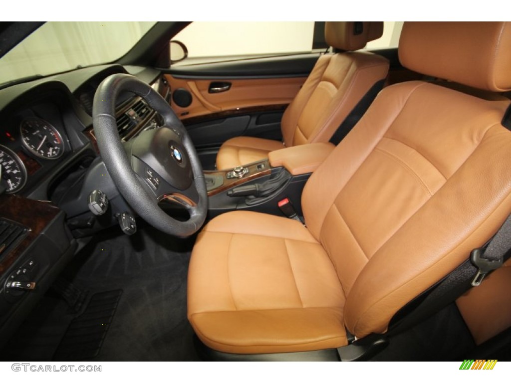 2009 3 Series 328i Convertible - Black Sapphire Metallic / Saddle Brown Dakota Leather photo #3