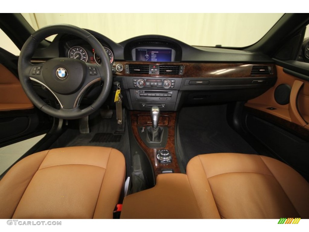 2009 3 Series 328i Convertible - Black Sapphire Metallic / Saddle Brown Dakota Leather photo #4