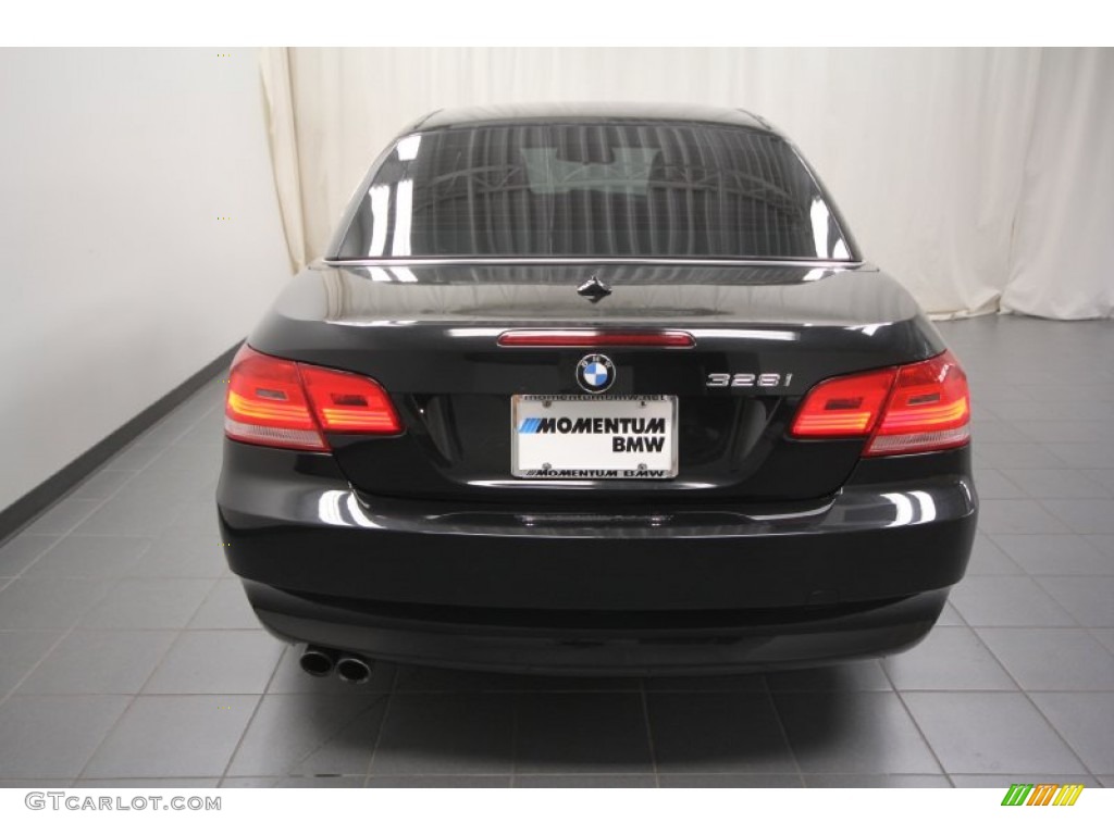 2009 3 Series 328i Convertible - Black Sapphire Metallic / Saddle Brown Dakota Leather photo #15
