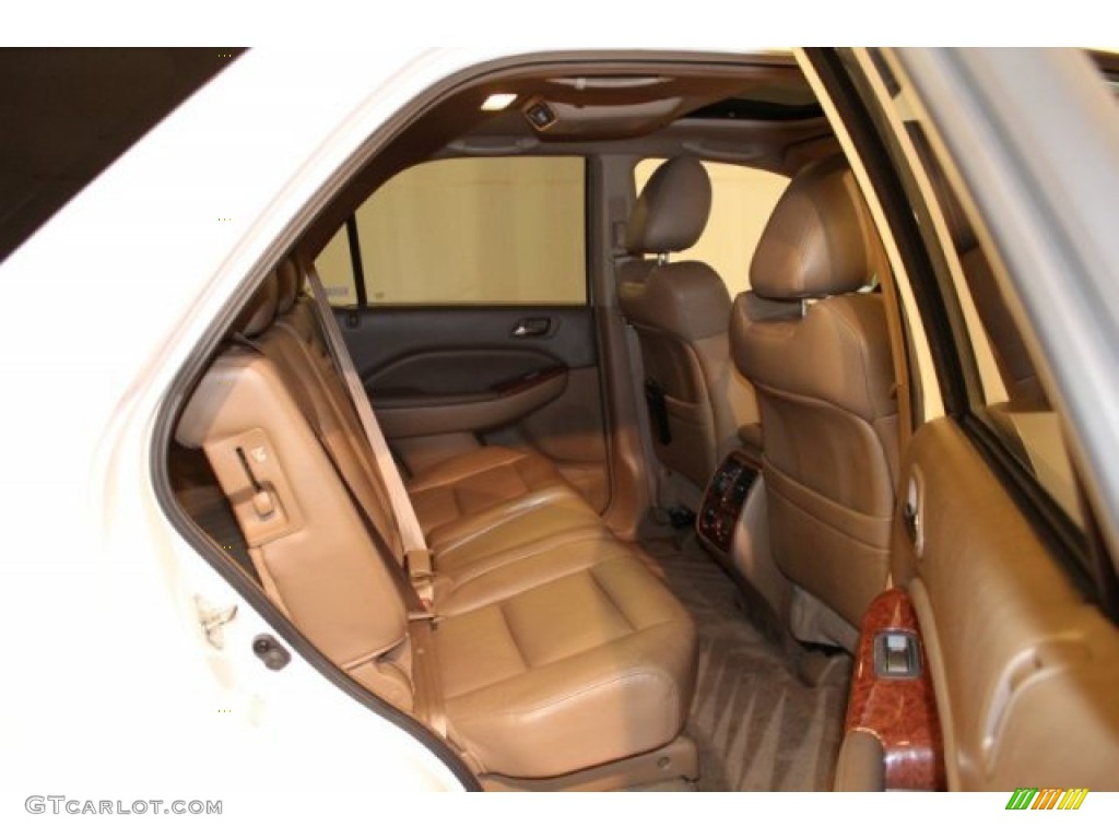 2004 MDX  - Aspen White Pearl / Saddle photo #19