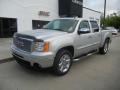 2010 Pure Silver Metallic GMC Sierra 1500 SLE Crew Cab  photo #2