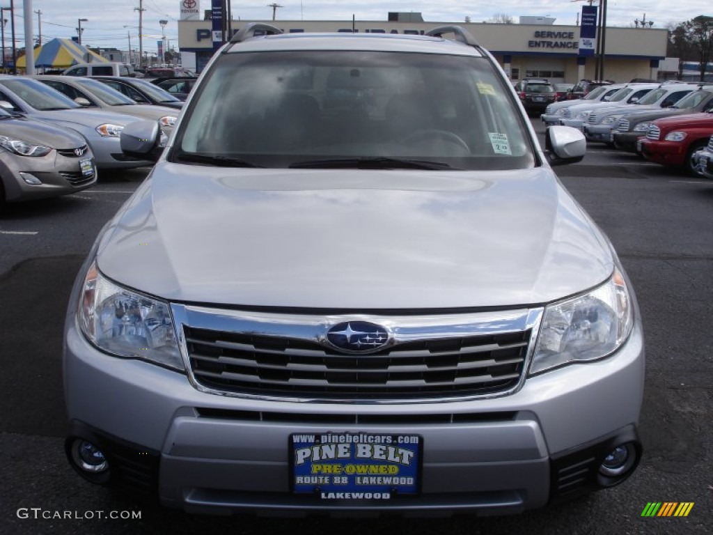 2009 Forester 2.5 X Limited - Spark Silver Metallic / Black photo #2