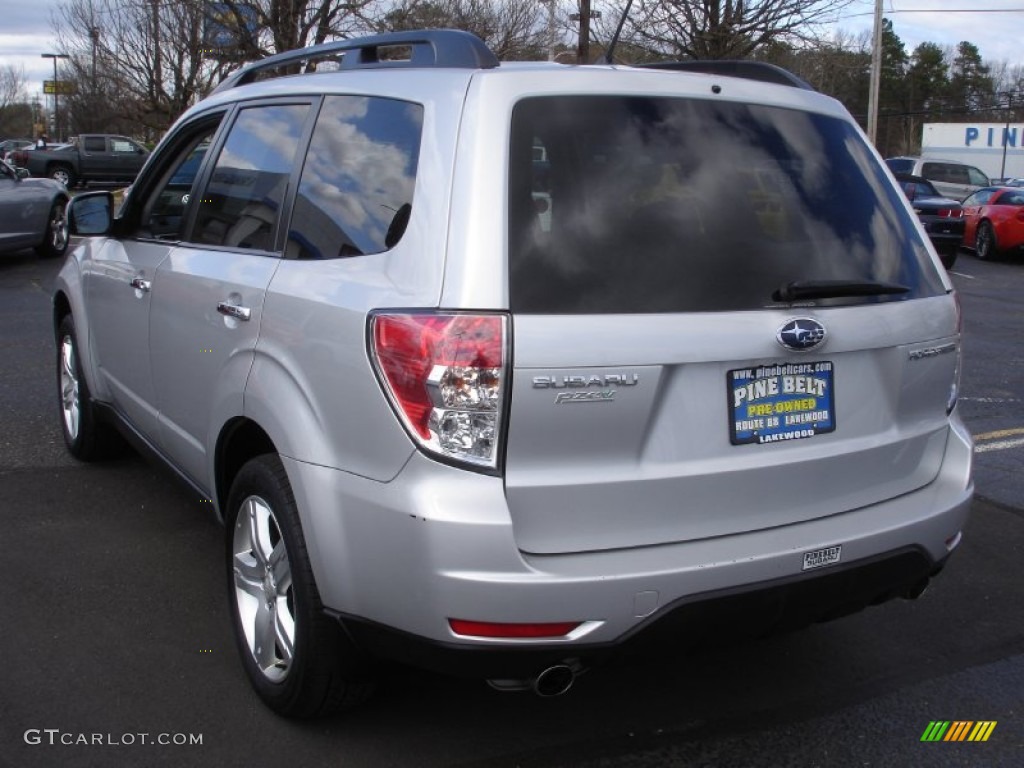2009 Forester 2.5 X Limited - Spark Silver Metallic / Black photo #6