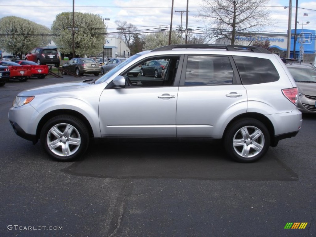 2009 Forester 2.5 X Limited - Spark Silver Metallic / Black photo #9