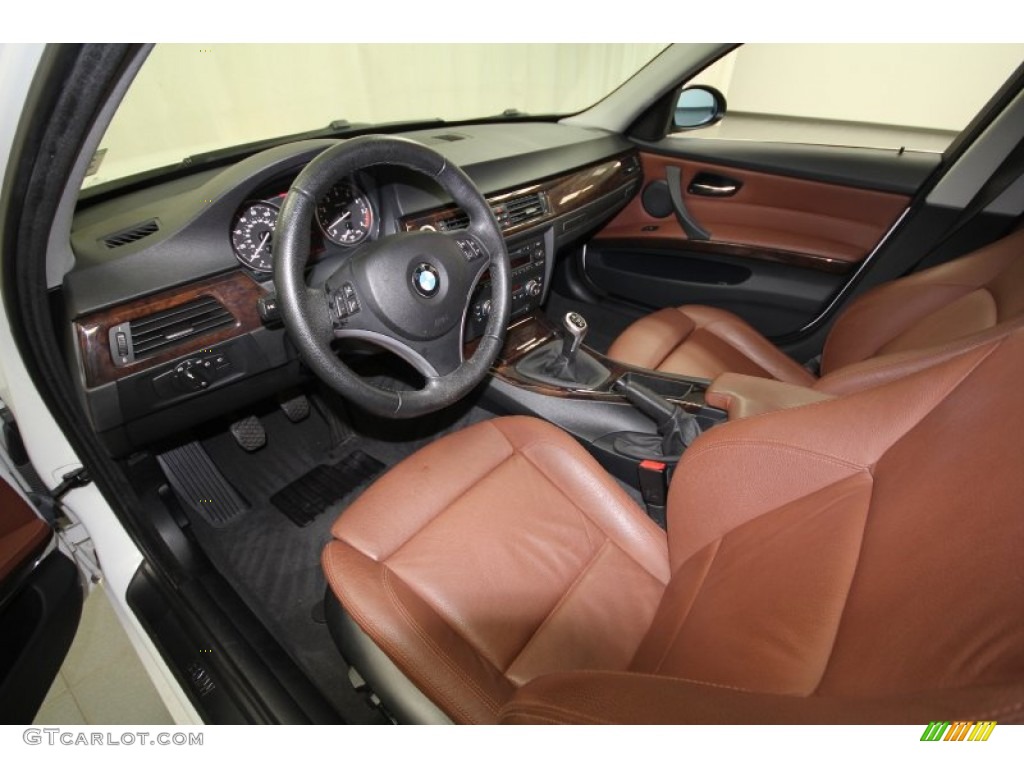 Terra Dakota Leather Interior 2008 BMW 3 Series 335i Sedan Photo #63076394