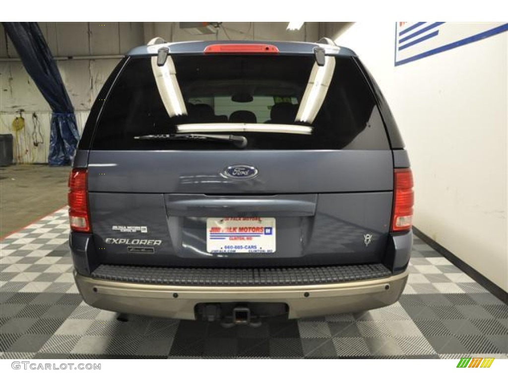 2004 Explorer Eddie Bauer 4x4 - Medium Wedgewood Blue Metallic / Medium Parchment photo #5