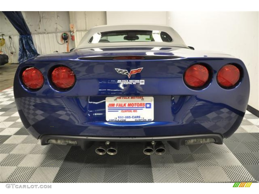 2007 Corvette Convertible - LeMans Blue Metallic / Titanium photo #5