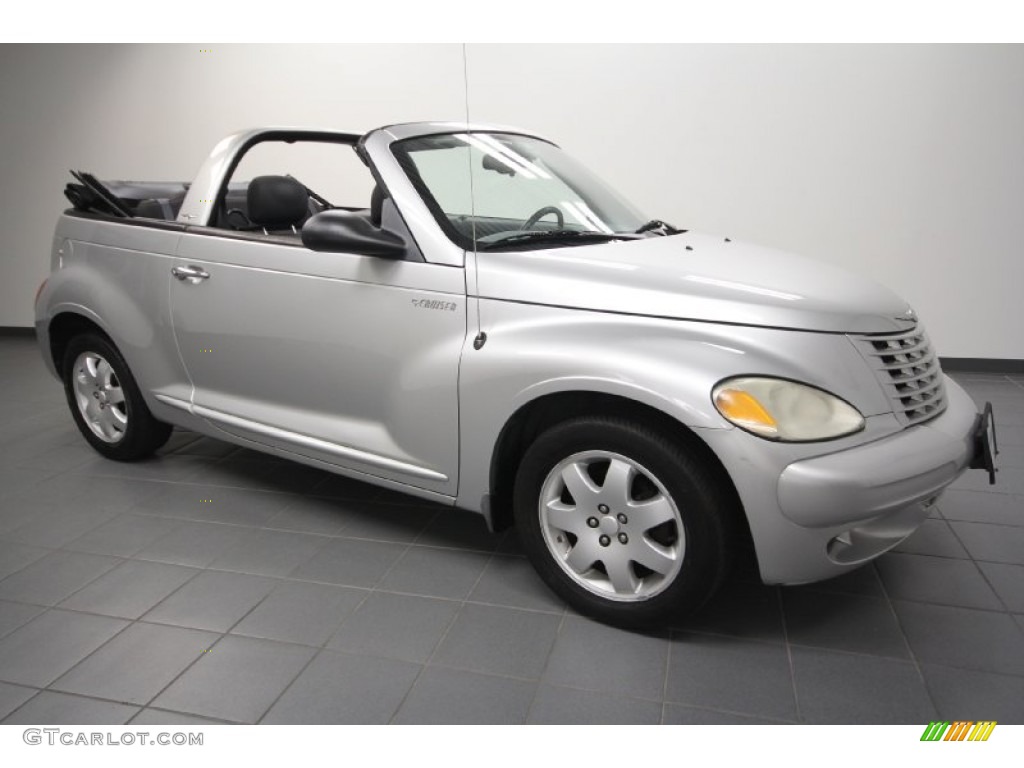 2005 PT Cruiser Convertible - Bright Silver Metallic / Dark Slate Gray photo #1