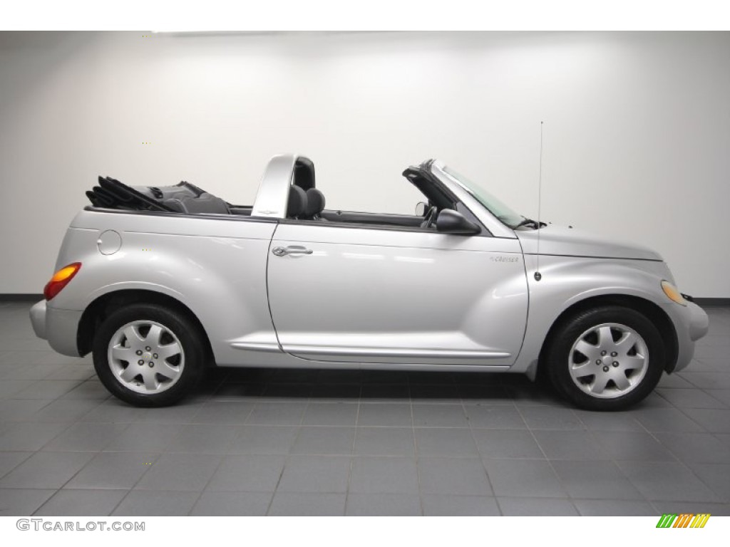 Bright Silver Metallic 2005 Chrysler PT Cruiser Convertible Exterior Photo #63077452