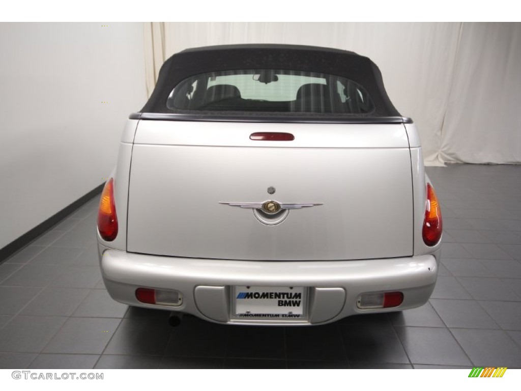 2005 PT Cruiser Convertible - Bright Silver Metallic / Dark Slate Gray photo #15