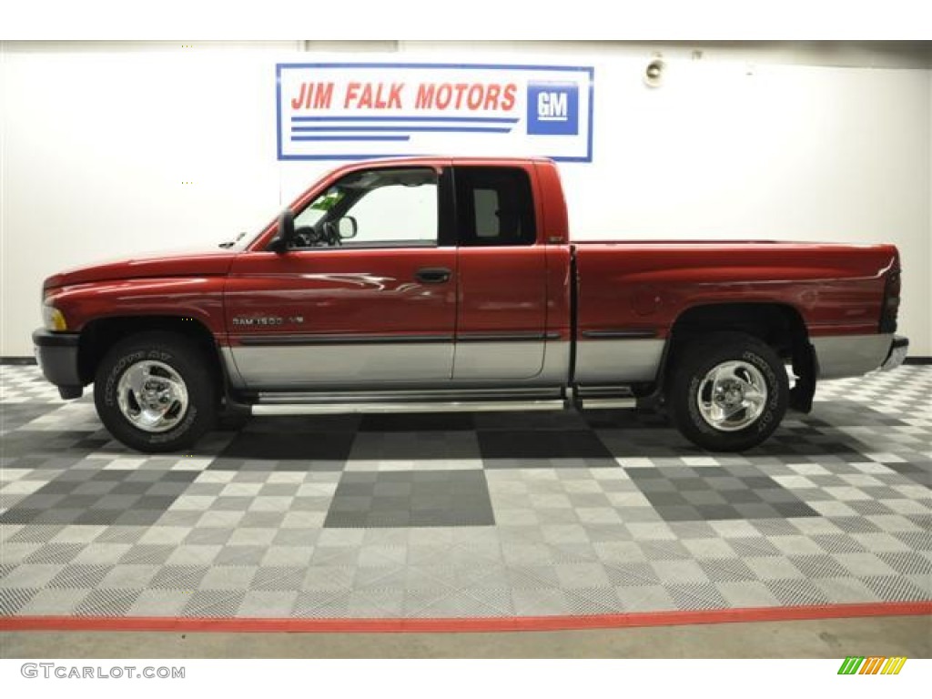 1998 Ram 1500 Laramie SLT Extended Cab - Radiant Fire Pearl / Gray photo #27