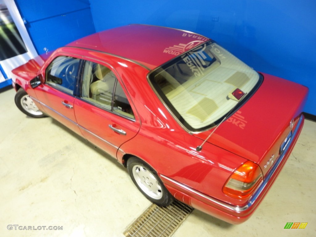 1994 C 280 Sedan - Imperial Red / Parchment photo #33