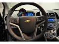Jet Black/Dark Titanium 2012 Chevrolet Sonic LTZ Hatch Steering Wheel