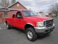2004 Red Ford F250 Super Duty XLT SuperCab 4x4  photo #13
