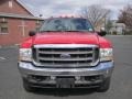 2004 Red Ford F250 Super Duty XLT SuperCab 4x4  photo #14