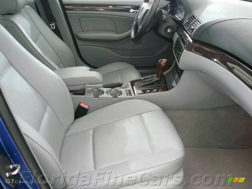 2003 3 Series 325i Sedan - Mystic Blue Metallic / Grey photo #13