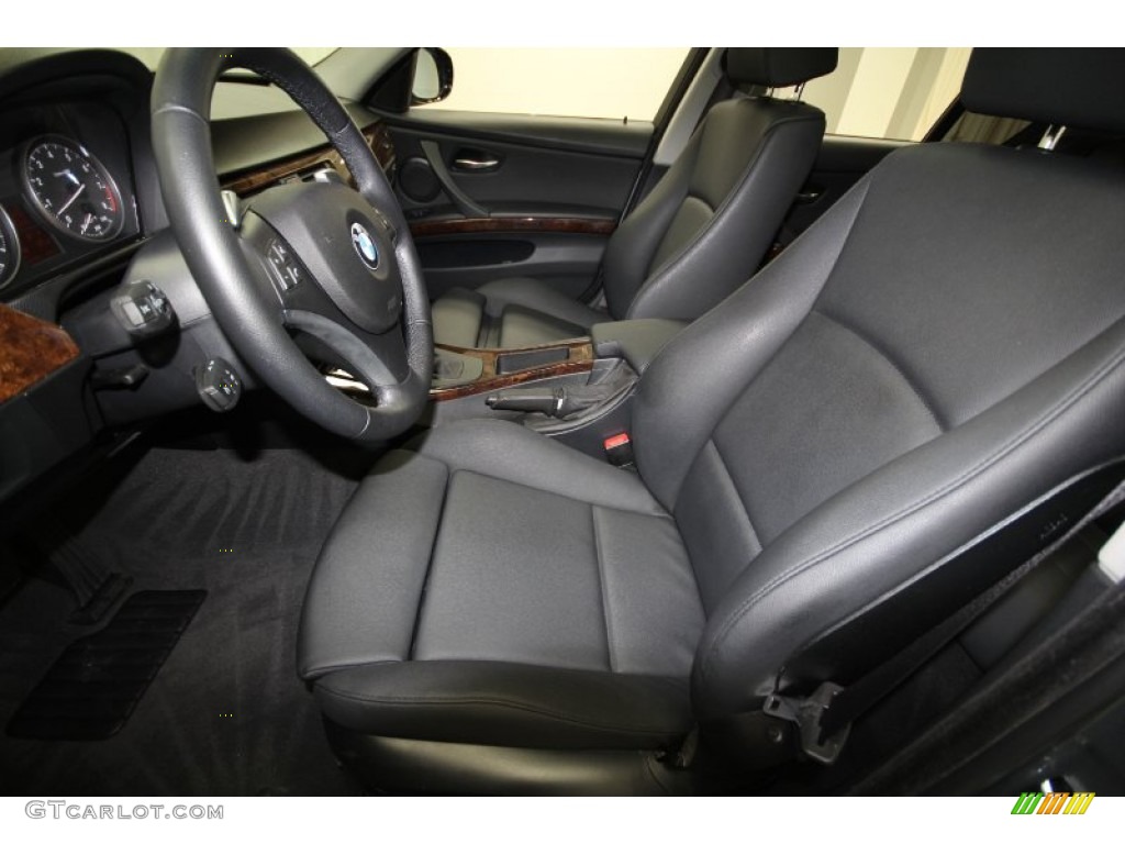 2009 3 Series 335i Sedan - Space Grey Metallic / Black photo #3