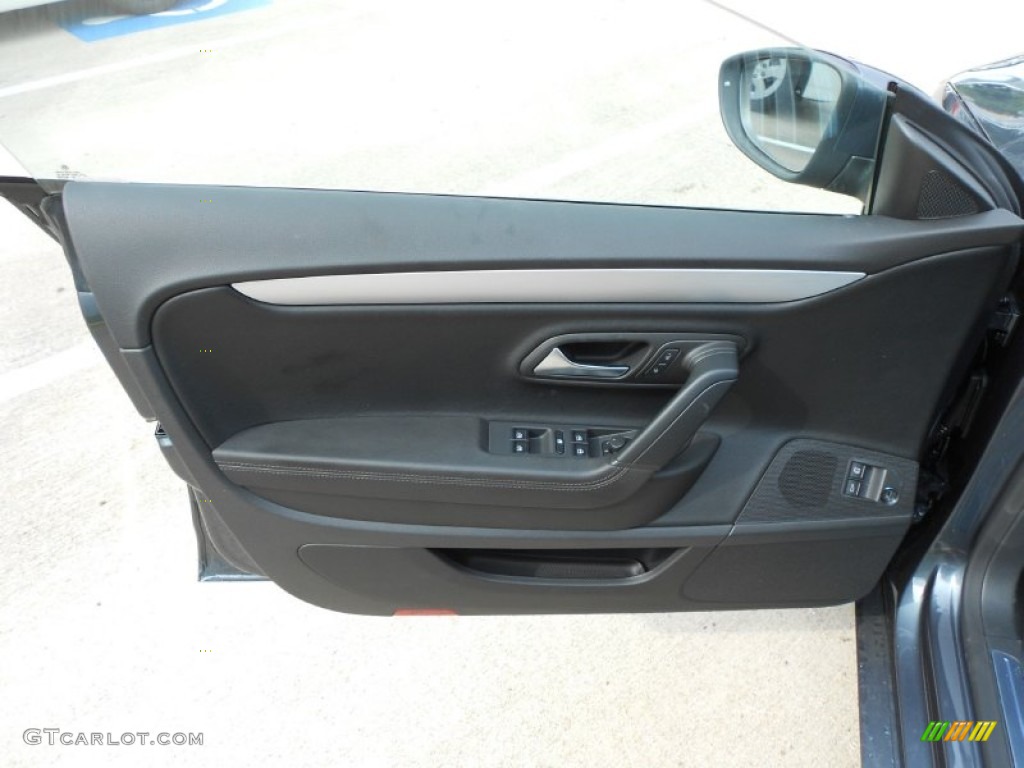 2013 Volkswagen CC Sport Plus Black Door Panel Photo #63081547