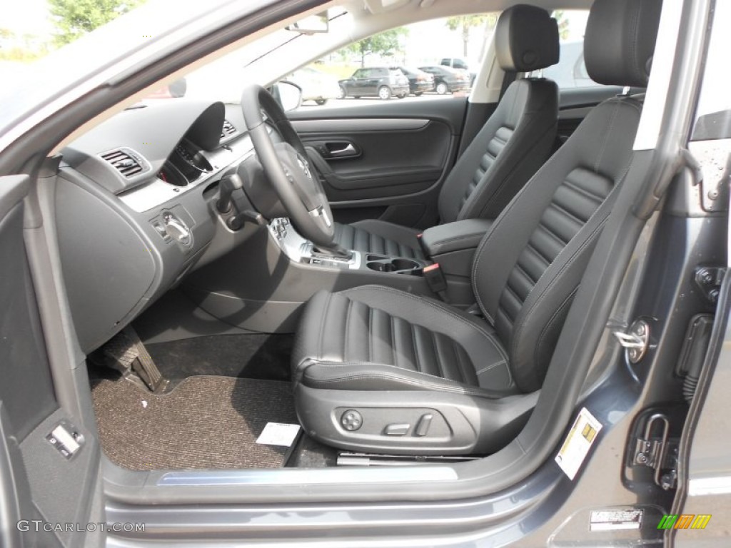 Black Interior 2013 Volkswagen CC Sport Plus Photo #63081557