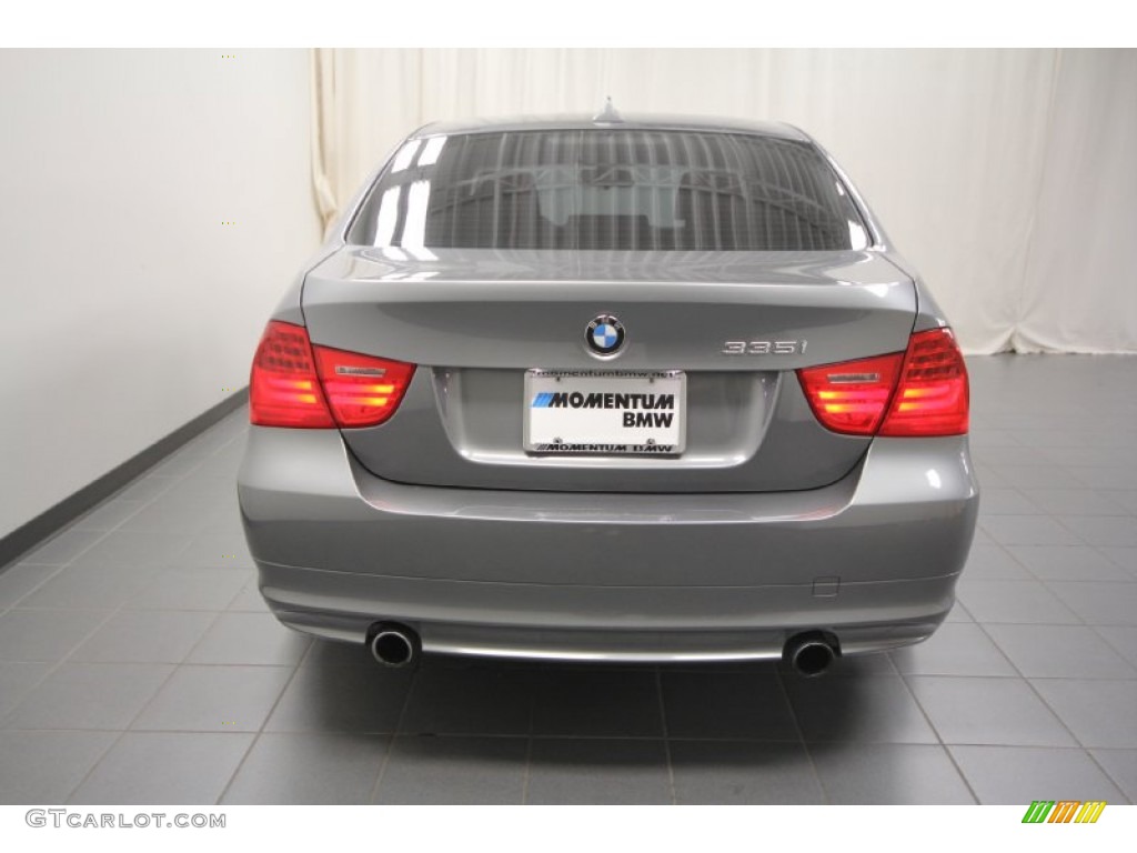 2009 3 Series 335i Sedan - Space Grey Metallic / Black photo #13