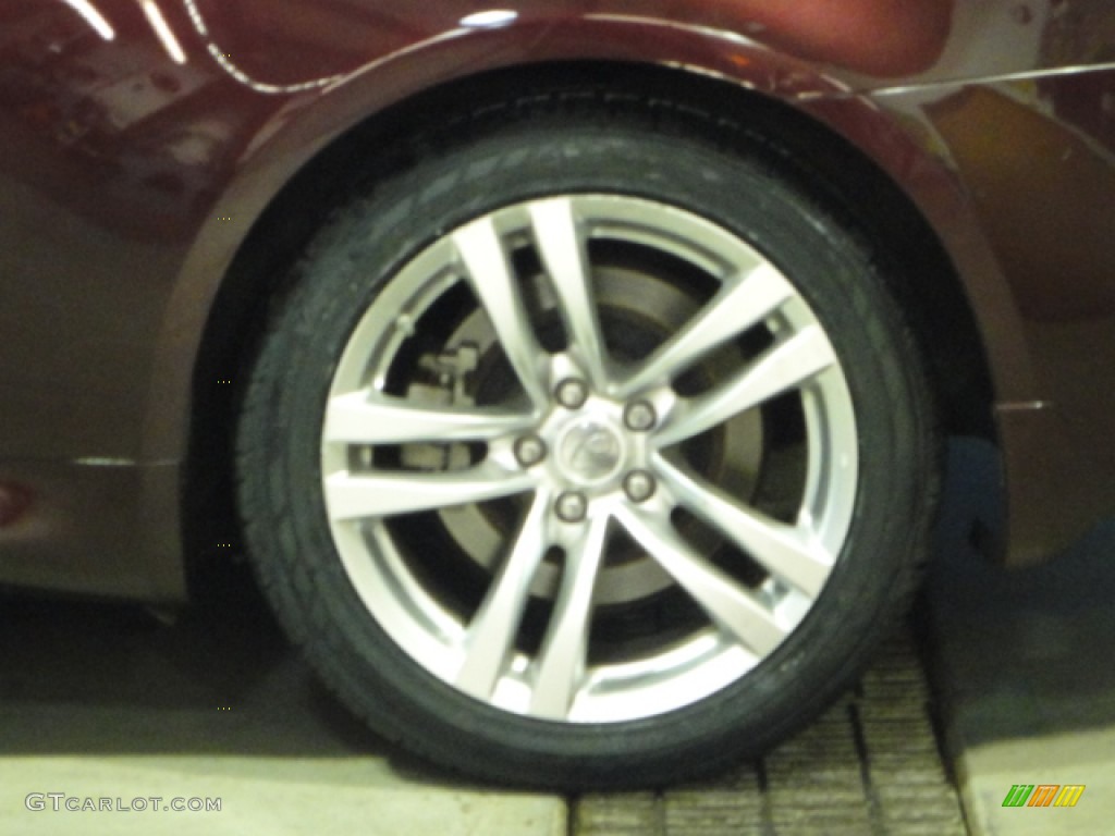 2009 G 37 Convertible - Midnight Garnet Metallic / Graphite photo #33