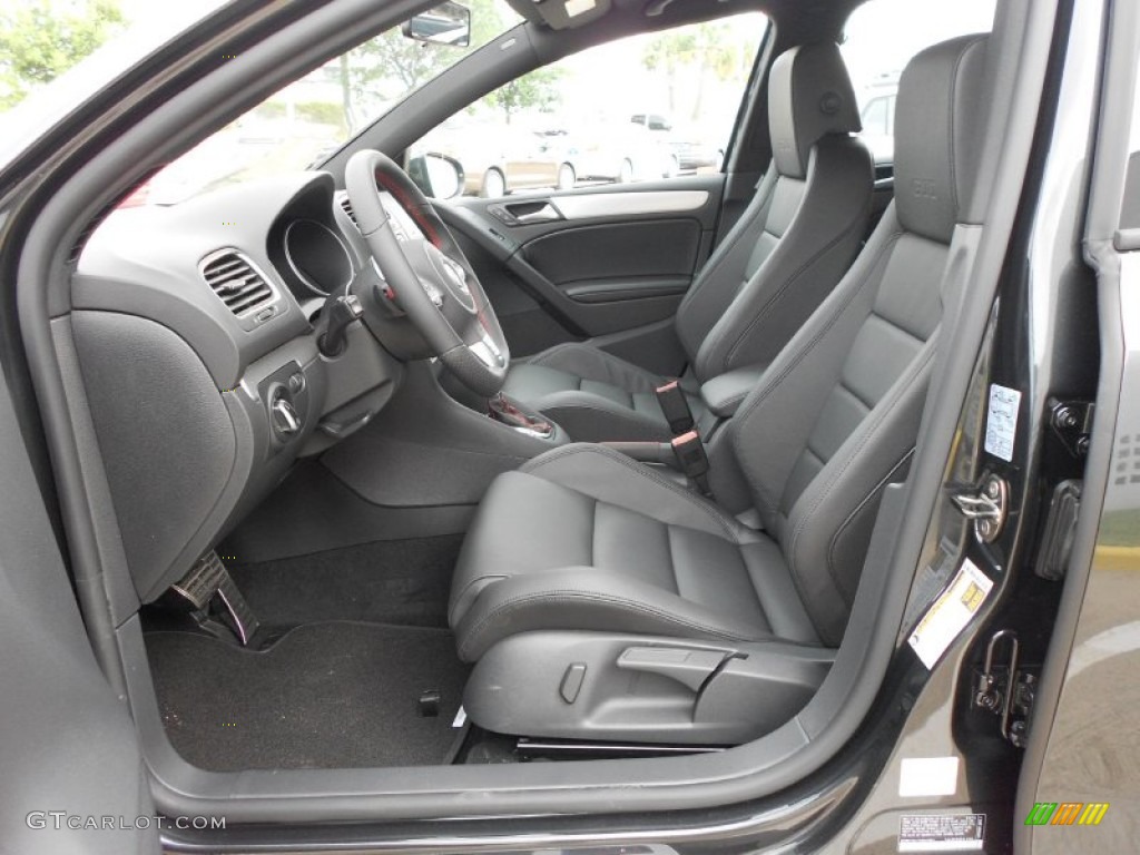 Titan Black Interior 2012 Volkswagen GTI 4 Door Autobahn Edition Photo #63081760