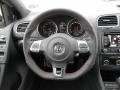 Titan Black 2012 Volkswagen GTI 4 Door Autobahn Edition Steering Wheel