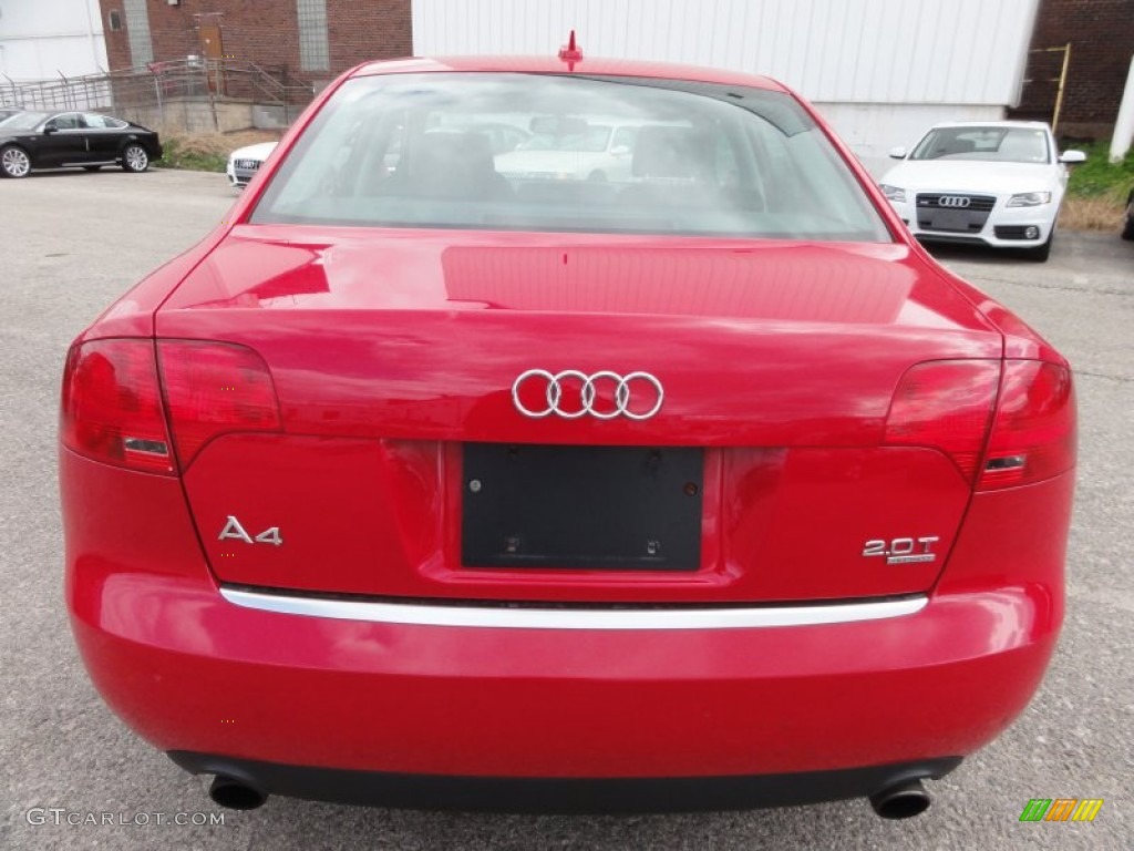 Brilliant Red 2005 Audi A4 2.0T quattro Sedan Exterior Photo #63082226