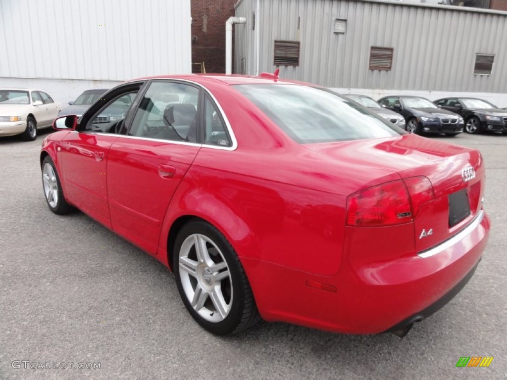 Brilliant Red 2005 Audi A4 2.0T quattro Sedan Exterior Photo #63082237