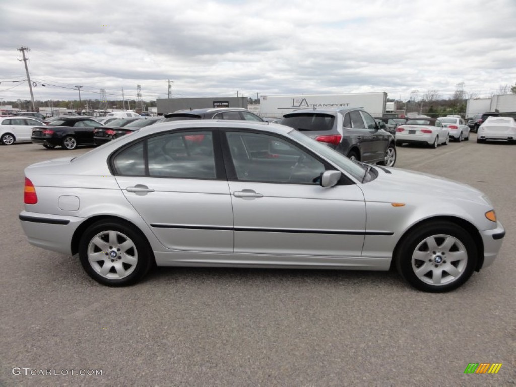 2003 3 Series 325xi Sedan - Titanium Silver Metallic / Black photo #8