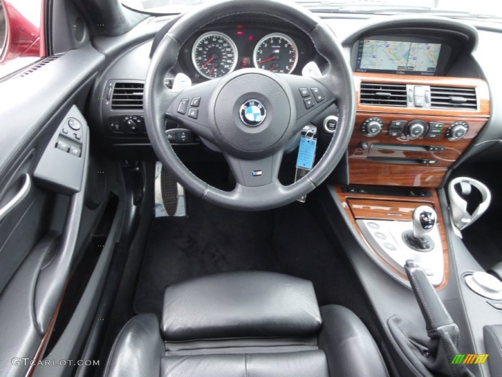 2006 BMW M6 Coupe Black Dashboard Photo #63084353