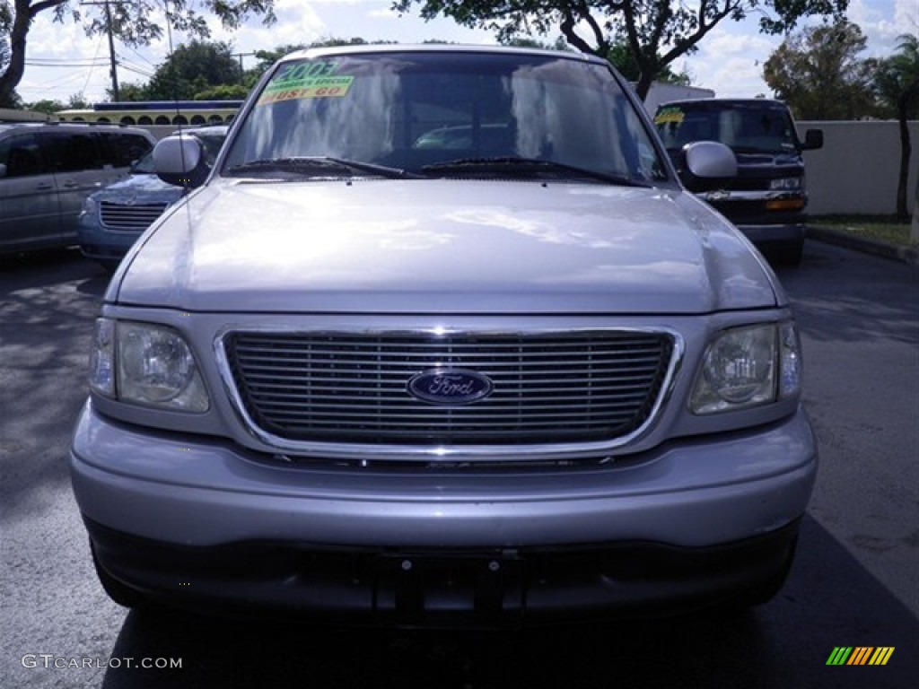 2003 F150 XLT SuperCab - Silver Metallic / Medium Graphite Grey photo #3